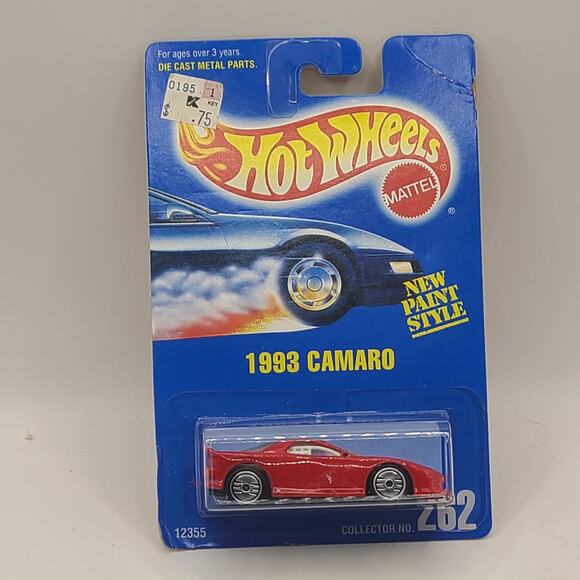 1992 262 Camaro white tampo UH Blue card Variation new - Picture 1 of 5